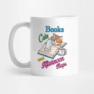 Books Cats & Afternoon Naps Mug